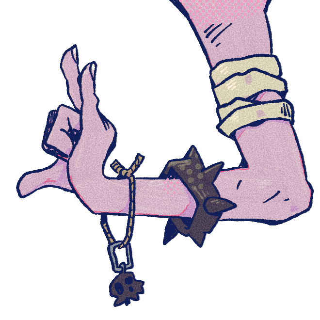 decorative arm right